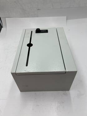 D22-g Pochar D22g Over The Door Steel Drop Box With Combination Lock White - No Hinge