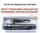 Police Strong 55 Million Volt Tactical Powerful Stun Gun 320 Lumen Led Electric 788536600559