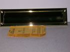 Polished Lifetime Finish Baldwin Solid Slot Mail Brass