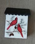 Porch Charming Bacova Ga Style Mailbox Cardinal Rare Metal Vintage