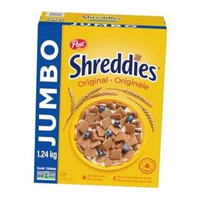 2815433420 Post Foods Canada Jumbo Shreddies Cereal 1.24kg/43.73oz Imported From