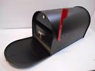Abh066l Post-mount Mailsafe Locking Mailbox Black Ii Rural
