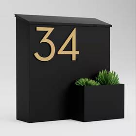 Post & Porch 744110525533 Greetings Wall-mounted Mailbox