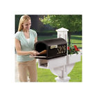 Post Spaper Pot Flower White Postal Cover Mail Mailbox Planter Slot