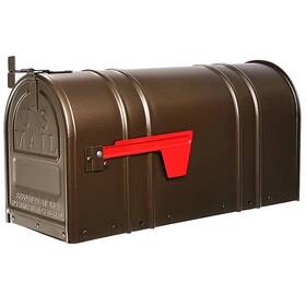 Postal Pro 313032710725 Carlton Post-mount T2 Mailbox Bronze