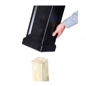 Postal Pro 313109175136 Craftsman Mailbox And Post Kit Black