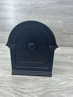 Pp15 Postal Pro Large Metal Black Mailbox