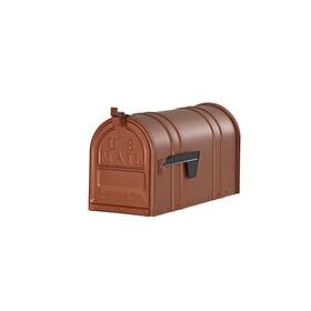 Pp150scp Postal Pro Post Mount Mailbox Galvanized Steel Outgoing Mail Indicator Copper
