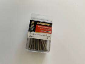 41952 Power Pro Star Flat Head Exterior Deck Screw #10 X 3.5 Inch