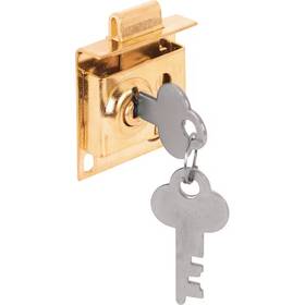 Prime-line 313095090062 Mail Box Lock Keyed 5/16 Inch Bolt Brass Plated
