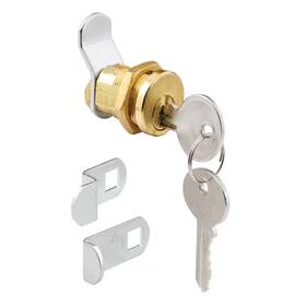Prime-line 726084869165 3 Cam 5-pin Mailbox Lock Brass Plated