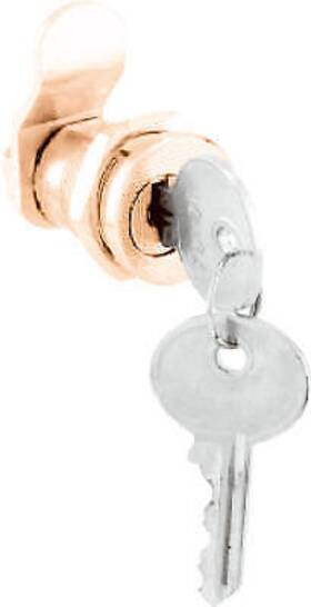 S-4648c Prime Line Products Mailbox Replacement Lock With 3 Cams And 2 Keys Brass Finish -s 4648c