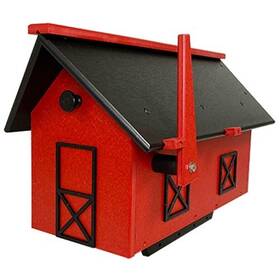 Prt-grm-90-mb-bk-br Prime Retreat Amish Made Recycled Plastic Mailbox Black And Red