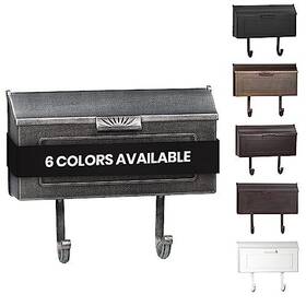 Pro-df 773551003669 Wall Mount Mailbox Cast Aluminum Outdoor Inch Mail Letter Box Rustproof Swedish Si