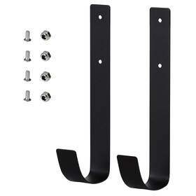Pro-df 773551260116 Newspaper Hook Kit For Wall Mount Mailbox - 2 Heavy Duty Steel Hooks Weathe