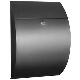 Pro-df 773551269010 Contemporary - Large Locking Wall Mount Mailbox Secure Modern Rustp