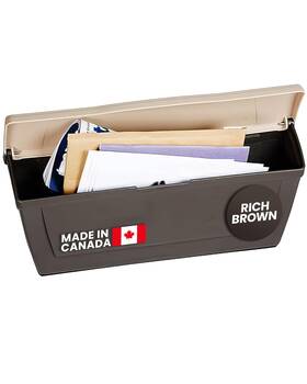 P55-75 Pro-df Small Plastic Mailbox For Outside Porch Easy To Install Wall Mount Lightweigh