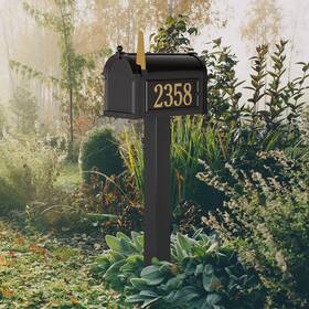 70730 Products Premium Mailbox Package - Black Extra Large