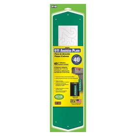 Tv114134 Products Company 911 Reflective Address Plaque Set 6 Inch X 18ft Vinyl Includes Numbers