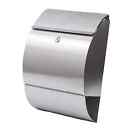 Pso-ssmb Premium Select Outlet Wall Mount Mailbox Stainless Steel Lock Postal Letter Newspaper Key Security Hom 013964838770