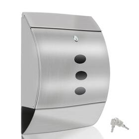 Jkm069 Pyoimmne Stainless Steel Mailbox Large Capacity Wall-mount Locking W