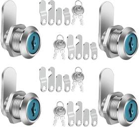 Qbxmy7 313109815865 2 Pcs Mailbox Locks Lock 16 Mm Comes With 4 Different Plates Sec