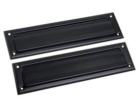 Ms14-001 Qca Heavy Quality Solid Brass Mail Slot With Interior Matte Back Plate 13 Inch X 3.6