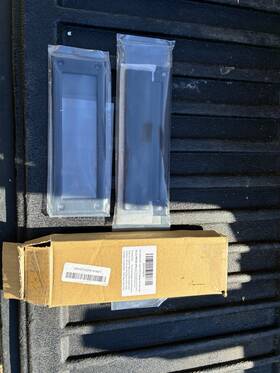 Ms26-001 Qcaa Solid Brass Mail Slot Matte Black Wall Mounted With Fixings