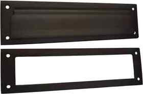 Us10b Qcaa Solid Brass Mail Slot Oil Rubbed Bronze Matte Finish 13inch X 3.625inch