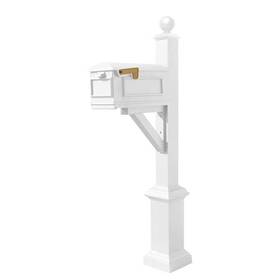 77.625 Qualarc 852251008065 Westhaven Cast Aluminum Post Mount 9.75 Inch L X 25.625 W H