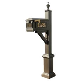 Qualarc 852251008447 Westhaven System With Lewiston Mailbox 3 Cast Plates