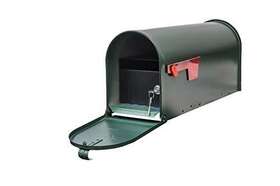 Qualarc 852251008737 E1-mlbx-lkit-grn Rust Proof Galvanized Mailbox With Locking Insert S