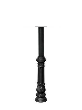 Hpst1-us-700 Qualarc 852251008942 Hanford Single Post Mounted Mailbox System Black Aluminum