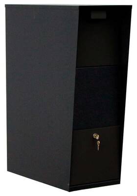 Qualarc 852642007356 Galvanized Steel Locking Post And Column Mount Rust Proof Vacation Mailbox