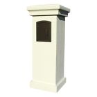Qualarc -locking Stucco Mailbox Manchester Column