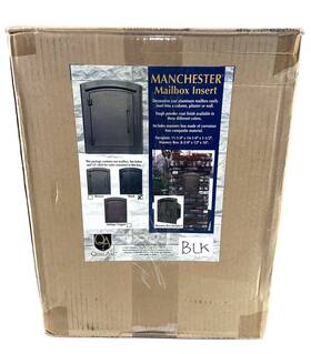 Mc-1400-blk Qualarc Mailbox Insert And Masonary Box Manchester See Desc. For Size