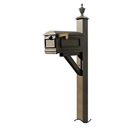 Wpd-nb-s5-lmc-bz Qualarc Westhaven Cast Aluminum Post Mount System