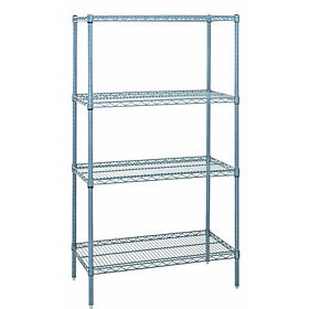 Wr86-1830gy Quantum Wire 4 Shelf Starter Kit Gray 86in Height 86 In Width 18 Depth 30