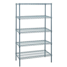 Wr86-3072gy-5 Quantum Wire 5 Shelf Starter Kit Gray 86in Height 86 In Width 30 Depth 72