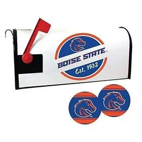 Bxcst4-c-bst16 R And Imports Boise State Broncos Magnetic Mailbox Cover Sticker Set
