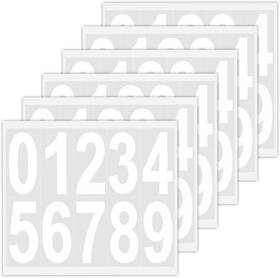 Y82-2201-01 Rainhol 3 Inch Reflective Mailbox Numbers For Outside White Vinyl Number Stickers 9