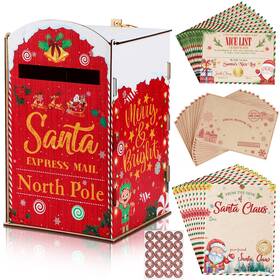 Ari-redbaker-423 Redbaker Christmas Mailbox Letter To Santa Kit Xmas 10 Set Letters