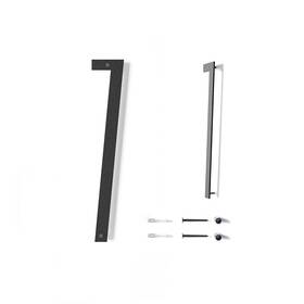 Reincarvation 427270576845 12 Inch Modern Floating House Numbers Large Metal For Outdoor