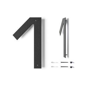 Reincarvation 427270577385 6 Inch Modern Floating House Numbers Large Metal For Outdoors