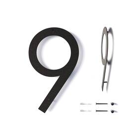 Reincarvation 427270578108 12 Inch Modern Floating House Numbers For Outside Large Metal