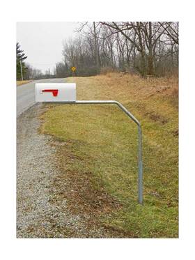 Return-to-center 860633000262 Rtc Swingaway Mailbox Support 48-inch Arm Galvanized Steel Post Swi