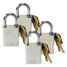 Roadmaster 758306304055 308 1.0 Inch Hardened Steel Silver Padlocks