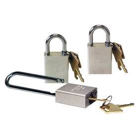 Roadmaster 758306933033 1.0 Inch Hardened Steel Silver Padlocks Kit