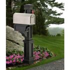 5809b Rockport Id Finish Post Mailbox Single 19919 Black