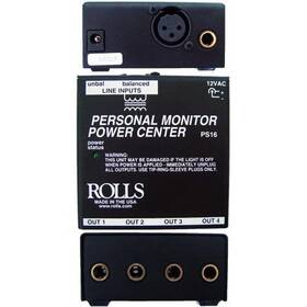 Ps16 Rolls Corporation 6 Power Center For Pm Series Personal Monitors